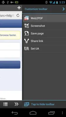 Web2PDF Add-on android App screenshot 2